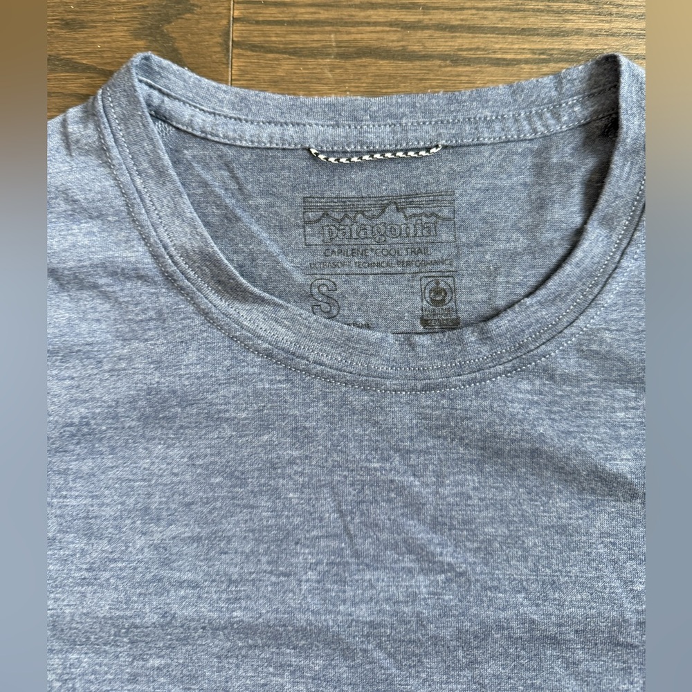2 Patagonia Men's Forge Long-Sleeve Capilene Cool Trail Shirts - Picture 9 of 9